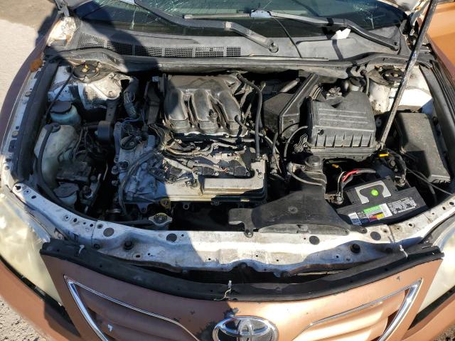 4T1BK3EK4AU604123 - 2010 TOYOTA CAMRY SE ORANGE photo 11