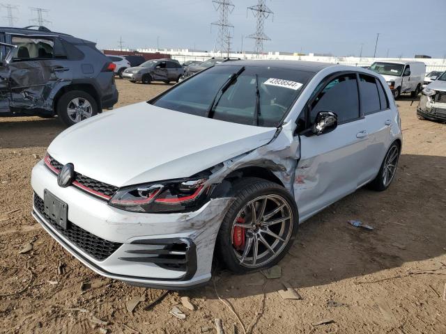 3VW5T7AU3KM036205 - 2019 VOLKSWAGEN GTI S WHITE photo 1