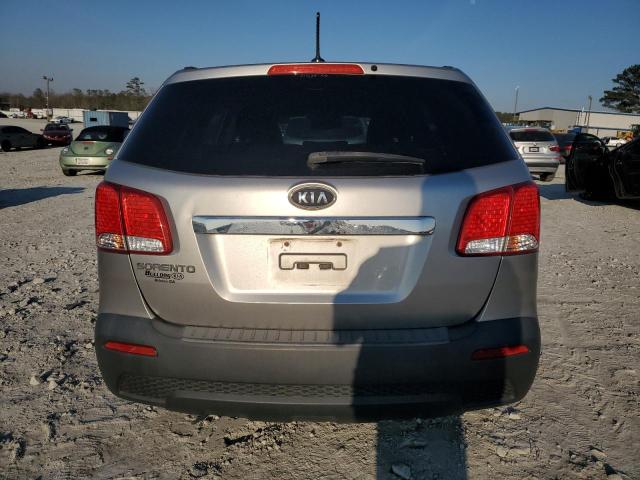 5XYKT4A1XDG339394 - 2013 KIA SORENTO LX SILVER photo 6