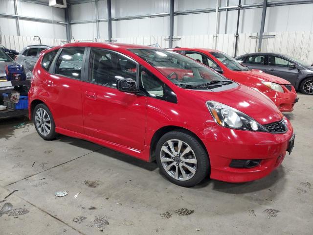 JHMGE8H50DC072172 - 2013 HONDA FIT SPORT RED photo 4