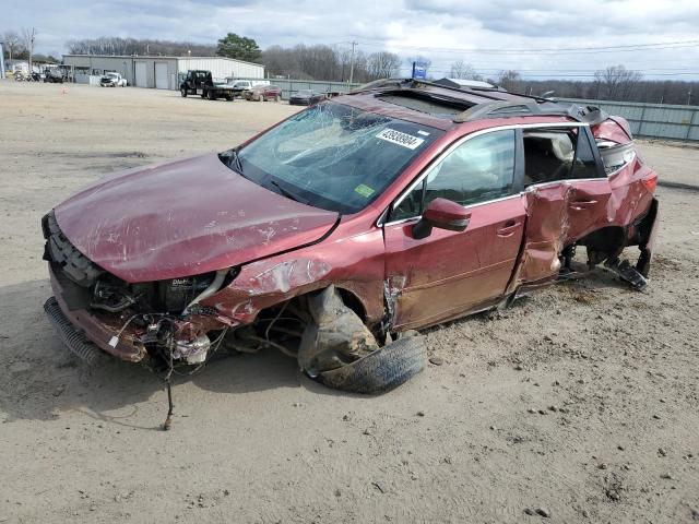 4S4BSANC8H3311001 - 2017 SUBARU OUTBACK 2.5I LIMITED RED photo 1