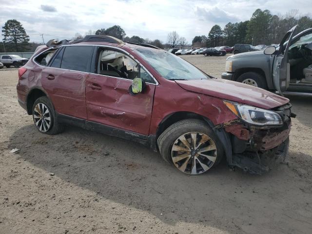 4S4BSANC8H3311001 - 2017 SUBARU OUTBACK 2.5I LIMITED RED photo 4