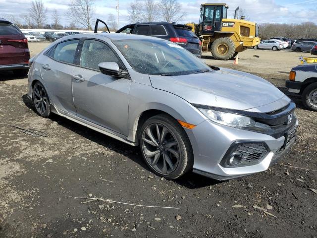 SHHFK7G42KU215016 - 2019 HONDA CIVIC SPORT SILVER photo 4