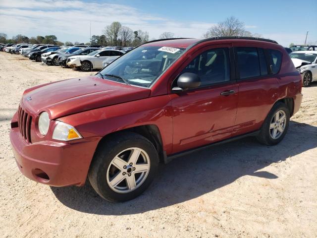 1J8FT47W87D359708 - 2007 JEEP COMPASS RED photo 1