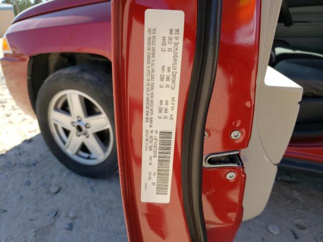 1J8FT47W87D359708 - 2007 JEEP COMPASS RED photo 12