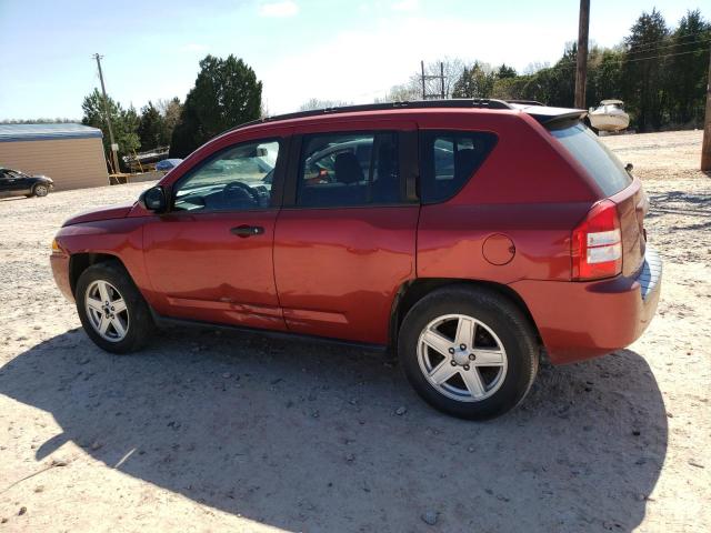 1J8FT47W87D359708 - 2007 JEEP COMPASS RED photo 2