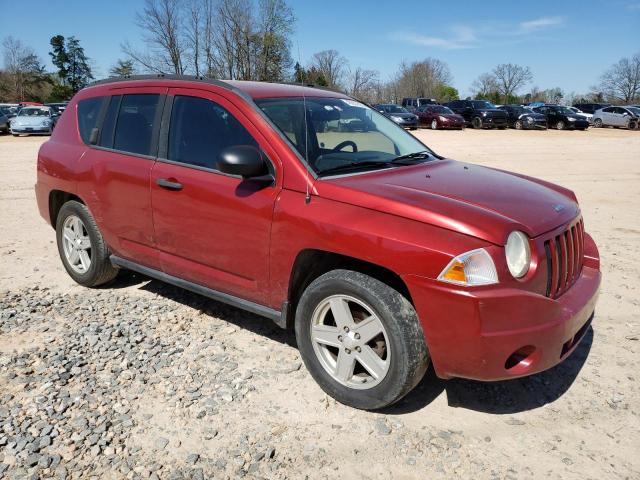1J8FT47W87D359708 - 2007 JEEP COMPASS RED photo 4