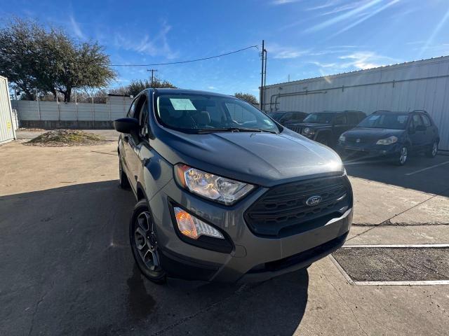 MAJ3P1RE7JC226605 - 2018 FORD ECOSPORT S GRAY photo 1