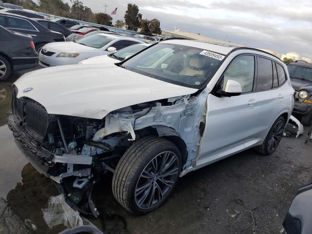 5UX53DP02N9L62519 - 2022 BMW X3 XDRIVE30I WHITE photo 1