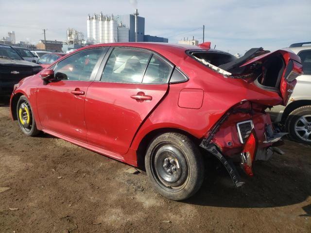 JTDVPMAE3MJ131071 - 2021 TOYOTA COROLLA LE RED photo 2