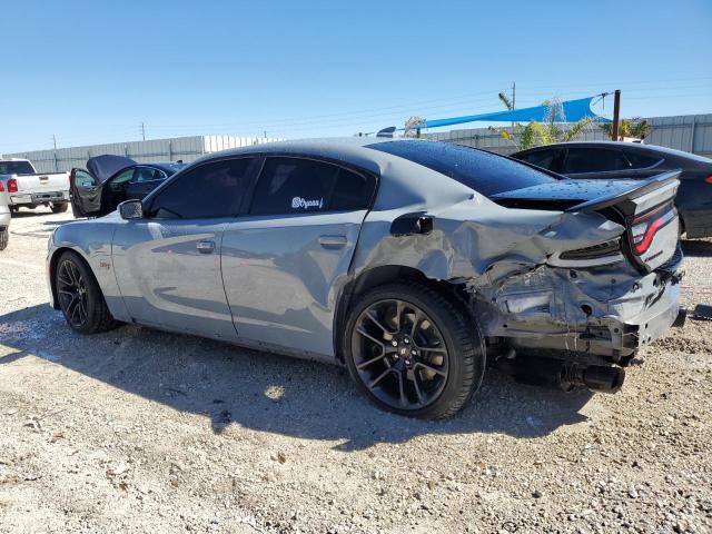 2C3CDXGJ2MH588160 - 2021 DODGE CHARGER SCAT PACK GRAY photo 2