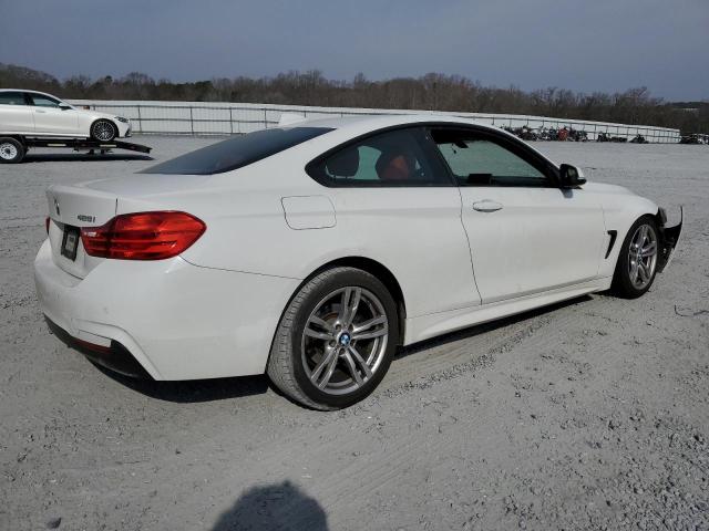 WBA3N3C56EF711145 - 2014 BMW 428 I WHITE photo 3