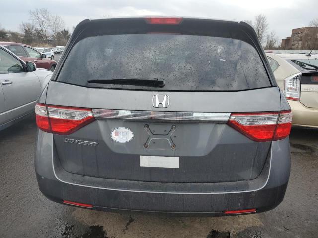 5FNRL5H49CB063252 - 2012 HONDA ODYSSEY EX GRAY photo 6