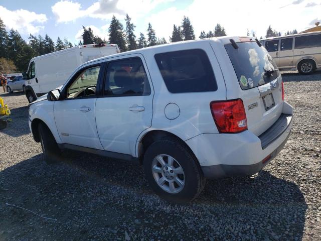 4F2CZ02Z18KM26214 - 2008 MAZDA TRIBUTE I WHITE photo 2