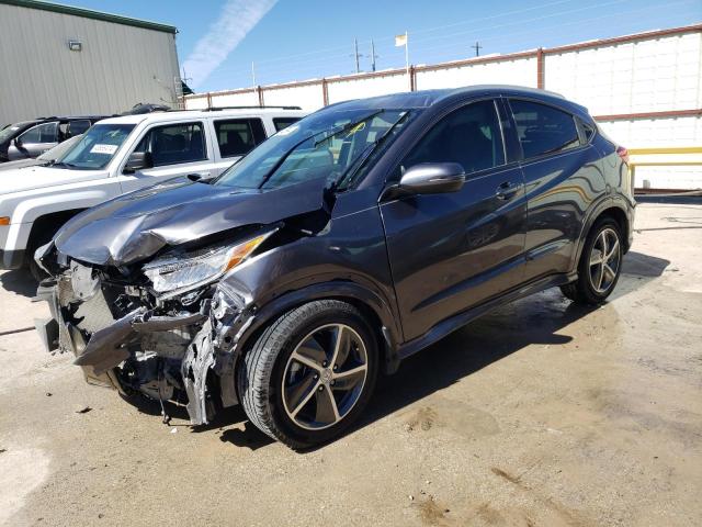 3CZRU6H93KM701157 - 2019 HONDA HR-V TOURING GRAY photo 1