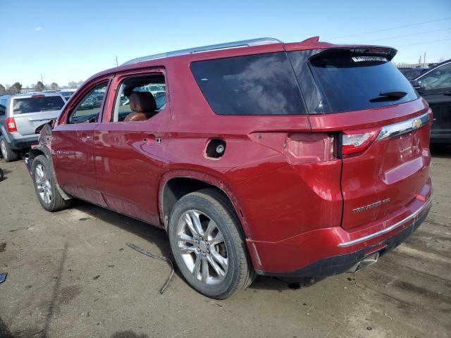 1GNEVKKW3JJ114842 - 2018 CHEVROLET TRAVERSE HIGH COUNTRY MAROON photo 2