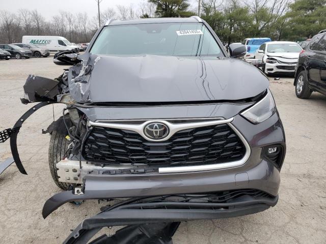 5TDGZRBH4MS532124 - 2021 TOYOTA HIGHLANDER XLE GRAY photo 5