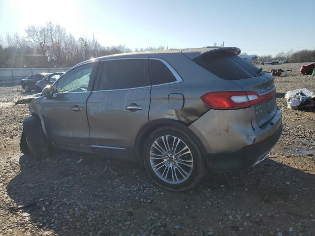 2LMTJ6LRXGBL56729 - 2016 LINCOLN MKX RESERVE GRAY photo 2
