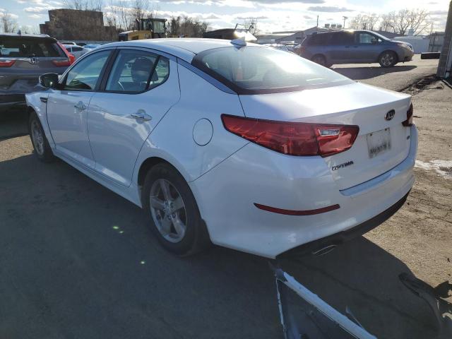 KNAGM4A7XF5570084 - 2015 KIA OPTIMA LX WHITE photo 2