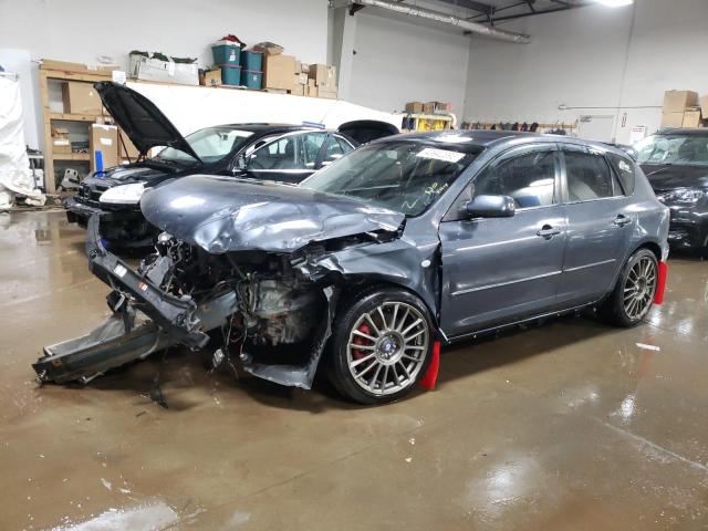 JM1BK34L181165179 - 2008 MAZDA SPEED 3 ნაცრისფერი ფოტო 1