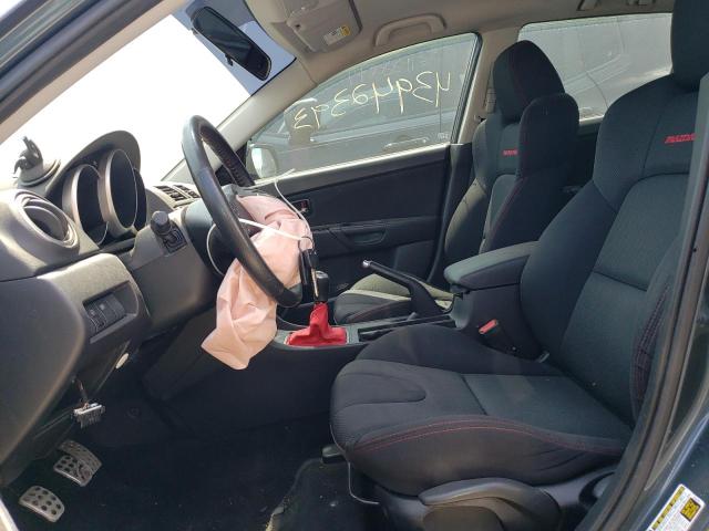 JM1BK34L181165179 - 2008 MAZDA SPEED 3 ნაცრისფერი ფოტო 7