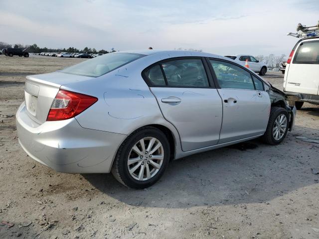 19XFB2F82CE318811 - 2012 HONDA CIVIC EX SILVER photo 3