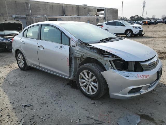 19XFB2F82CE318811 - 2012 HONDA CIVIC EX SILVER photo 4