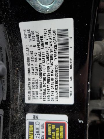 JHMZE2H31ES002336 - 2014 HONDA INSIGHT BLACK photo 12