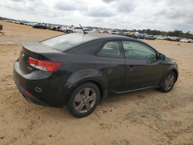 KNAFU6A26B5431267 - 2011 KIA FORTE EX BLACK photo 3