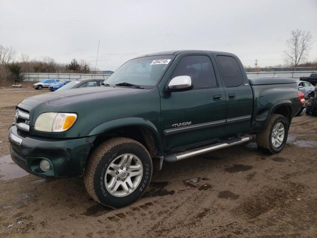 5TBRT34193S396121 - 2003 TOYOTA TUNDRA ACCESS CAB SR5 GREEN photo 1