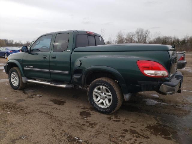 5TBRT34193S396121 - 2003 TOYOTA TUNDRA ACCESS CAB SR5 GREEN photo 2