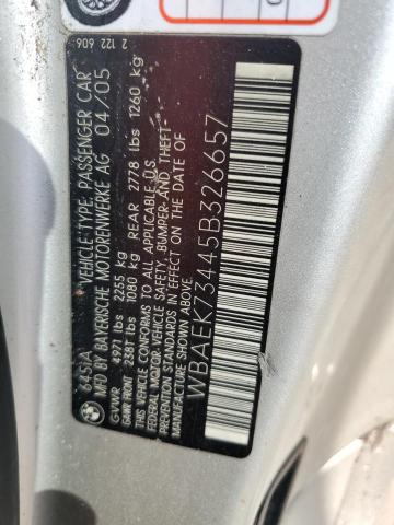 WBAEK73445B326657 - 2005 BMW 645 CI AUTOMATIC Brązowy zdjęcie 12