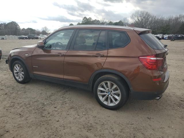 5UXWZ7C38H0V94006 - 2017 BMW X3 SDRIVE28I BROWN photo 2