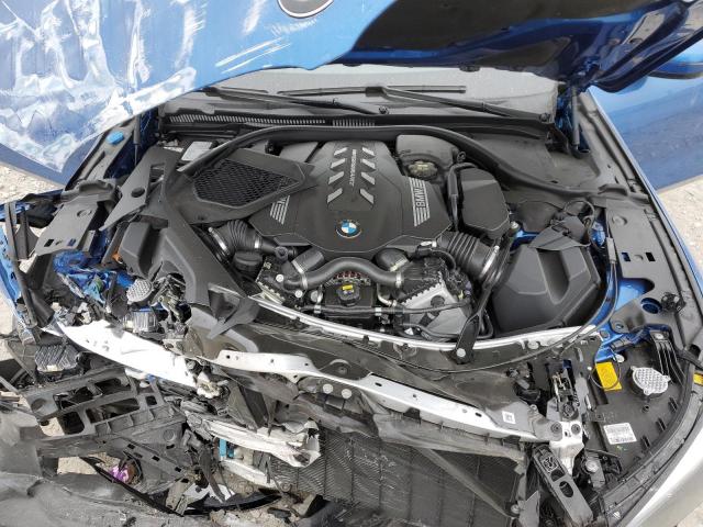WBAGV8C00LCD53156 - 2020 BMW M850XI BLUE photo 11