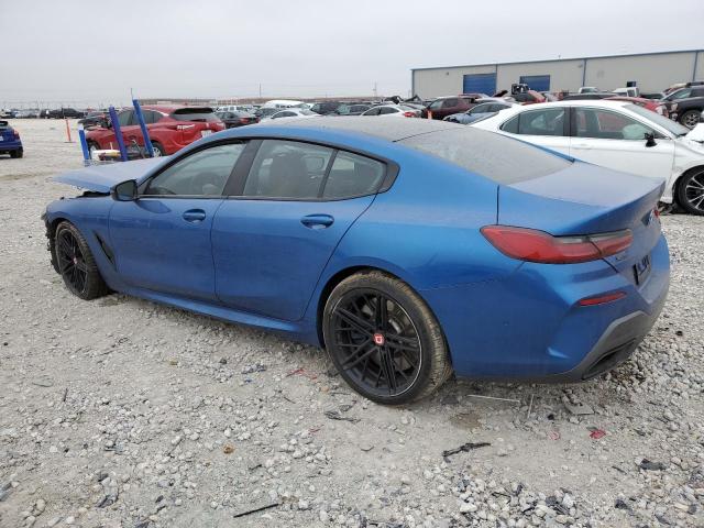 WBAGV8C00LCD53156 - 2020 BMW M850XI BLUE photo 2