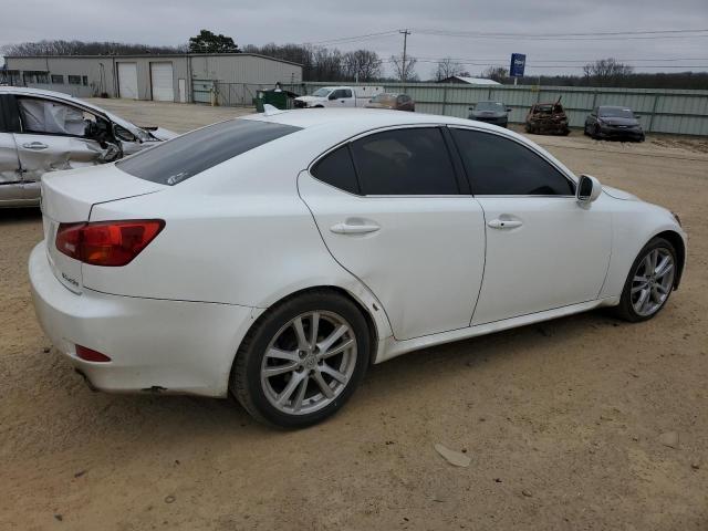 JTHBK262675049321 - 2007 LEXUS IS 250 WHITE photo 3