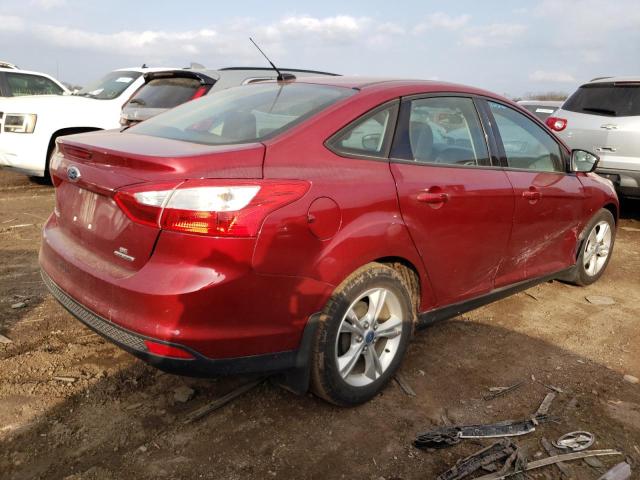 1FADP3F21DL241969 - 2013 FORD FOCUS SE RED photo 3