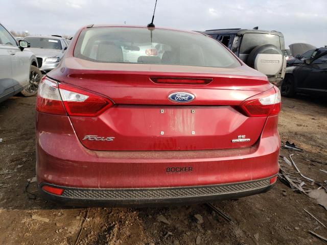 1FADP3F21DL241969 - 2013 FORD FOCUS SE RED photo 6