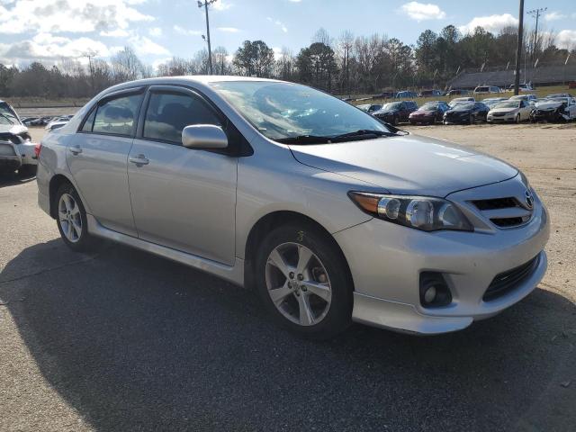 5YFBU4EE2DP191182 - 2013 TOYOTA COROLLA LE BASE GRAY photo 4