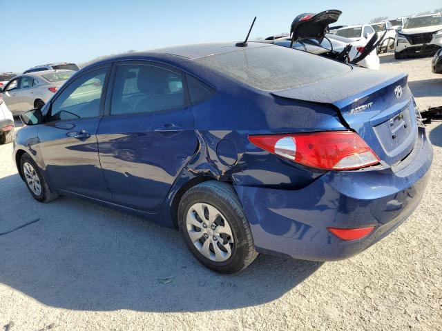 KMHCT4AE9GU142853 - 2016 HYUNDAI ACCENT SE BLUE photo 2