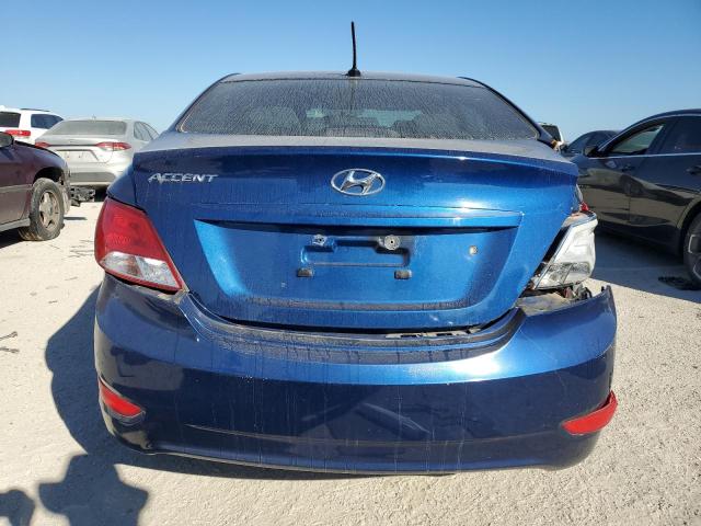 KMHCT4AE9GU142853 - 2016 HYUNDAI ACCENT SE BLUE photo 6