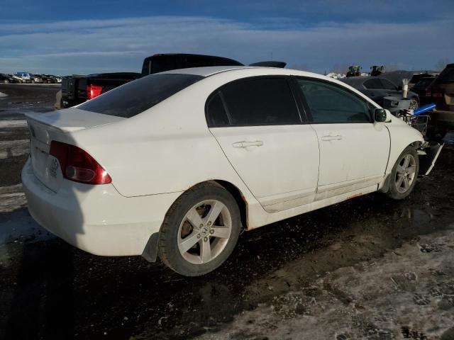 2HGFA16518H104280 - 2008 HONDA CIVIC LX WHITE photo 3