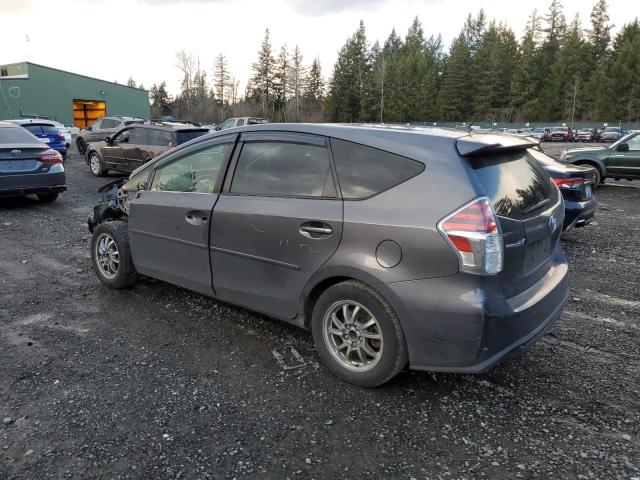 JTDZN3EUXFJ024525 - 2015 TOYOTA PRIUS V GRAY photo 2