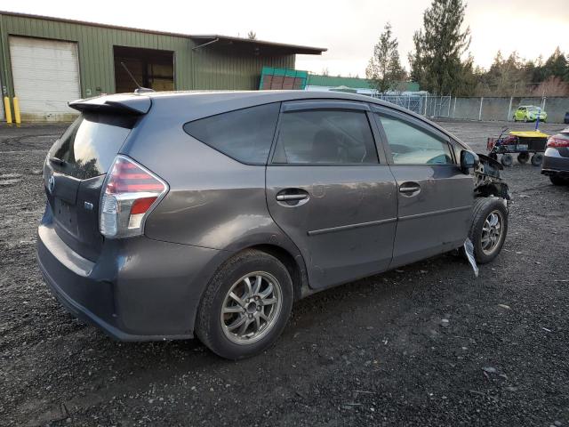 JTDZN3EUXFJ024525 - 2015 TOYOTA PRIUS V GRAY photo 3