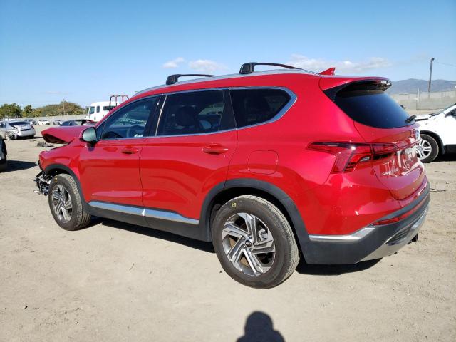 5NMS24AJ3NH376989 - 2022 HYUNDAI SANTA FE SEL Կարմիր լուսանկար 2