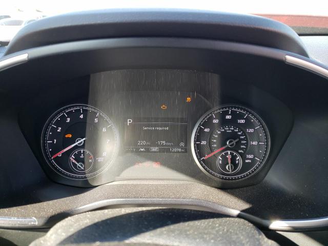 5NMS24AJ3NH376989 - 2022 HYUNDAI SANTA FE SEL Կարմիր լուսանկար 9