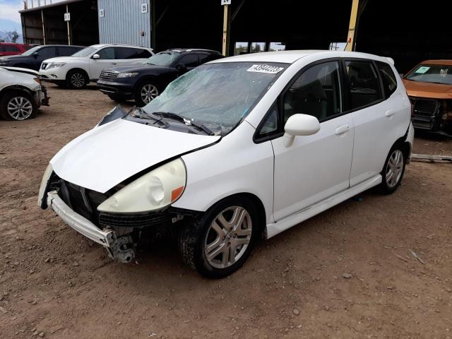 JHMGD38647S037269 - 2007 HONDA FIT S WHITE photo 1