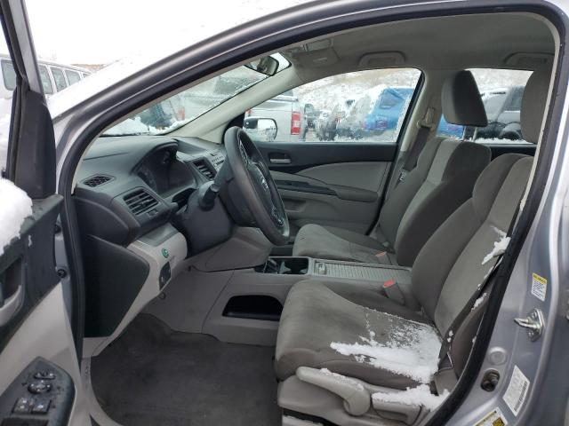 2HKRM4H35EH670672 - 2014 HONDA CR-V LX SILVER photo 7