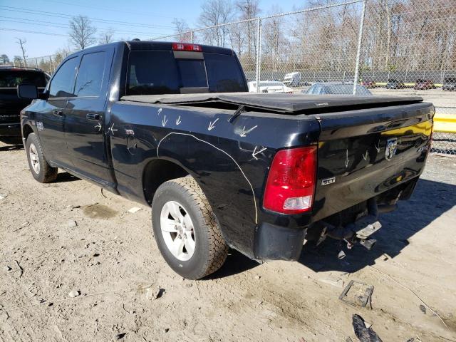 1C6RR7TT2KS691087 - 2019 RAM 1500 CLASS SLT BLACK photo 2