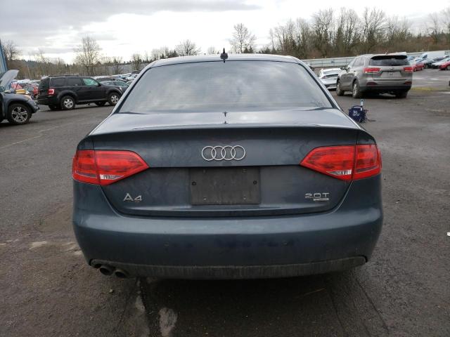 WAUMF78K69N037422 - 2009 AUDI A4 PRESTIGE BLUE photo 6